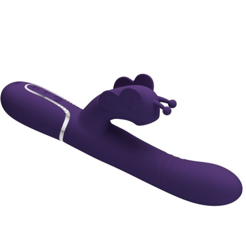 Pretty Love 4 In 1 Butterfly Rabbit Vibrator Purple
