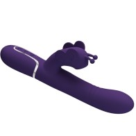 Pretty Love 4 In 1 Butterfly Rabbit Vibrator Purple