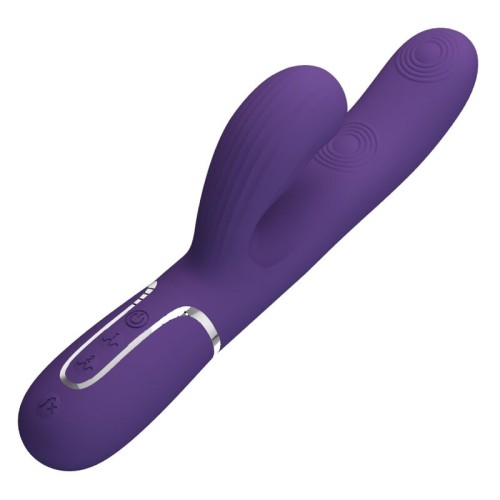 Pretty Love Pearl G-Spot Vibrator 3-In-1 Purple - Ultimate Pleasure