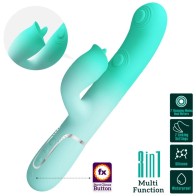 Pretty Love Gigi Rabbit Vibrator Aqua Green
