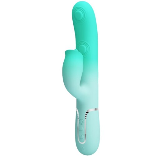 Pretty Love Gigi Rabbit Vibrator Aqua Green