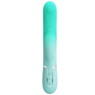 Pretty Love Gigi Rabbit Vibrator Aqua Green