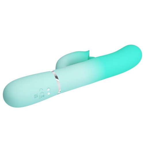 Pretty Love Gigi Rabbit Vibrator Aqua Green