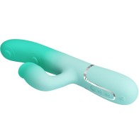 Pretty Love Gigi Rabbit Vibrator Aqua Green