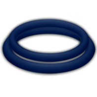 Blue Penis Rings - Size M - Enhanced Pleasure