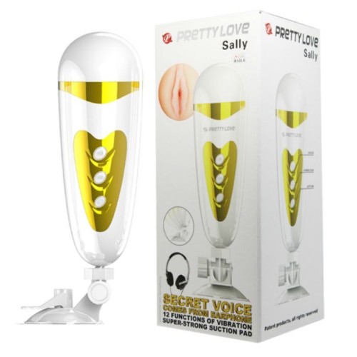 Pretty Love Vibrating Male Masturbator with Sound