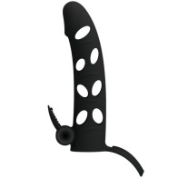 Pretty Love Vibrating Silicone Sleeve 6 Inch