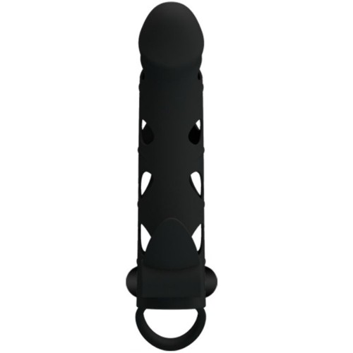 Pretty Love Vibrating Silicone Sleeve 6 Inch