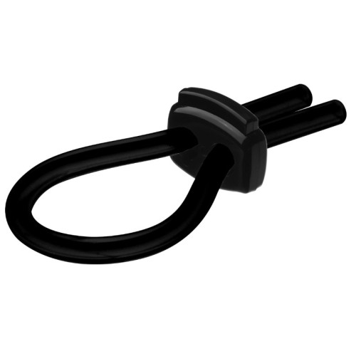 Black Silicone Penis Ring Size M