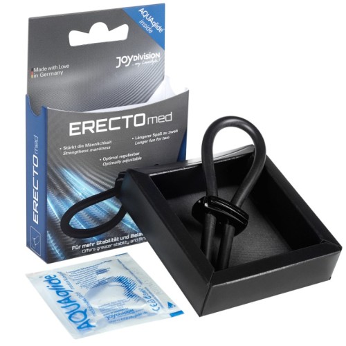 Black Silicone Penis Ring Size M