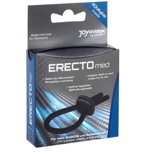 Black Silicone Penis Ring Size M
