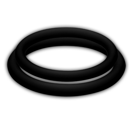 Potenz Penis Enhancement Rings Black - M - Strength & Pleasure