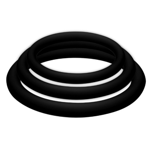 Plus Pack 3 Penis Rings for Enhanced Pleasure