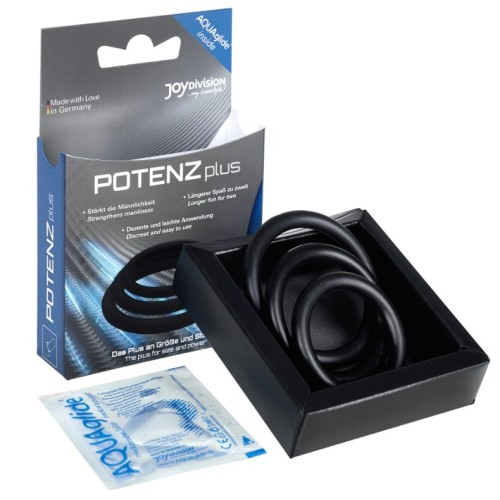 Plus Pack 3 Penis Rings for Enhanced Pleasure