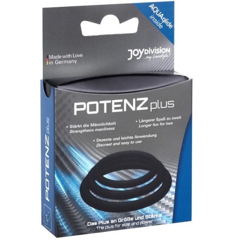 Plus Pack 3 Penis Rings for Enhanced Pleasure