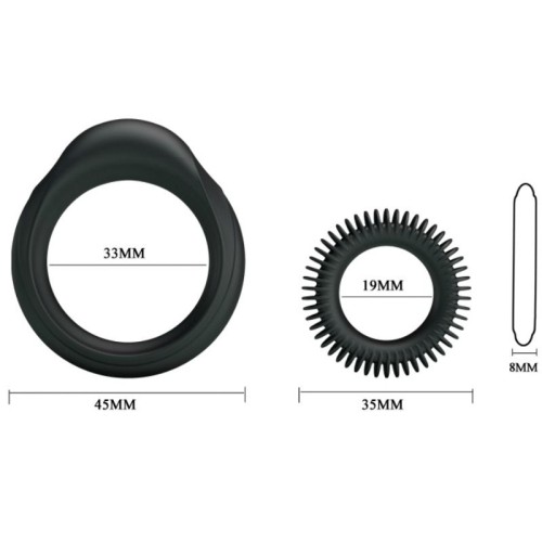 Manhood Silicone Ring Set for Enhanced Pleasure