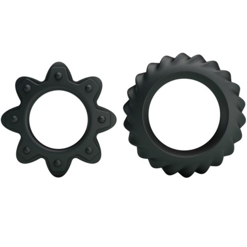 Flowering Silicone Ring Set for Enhanced Pleasure