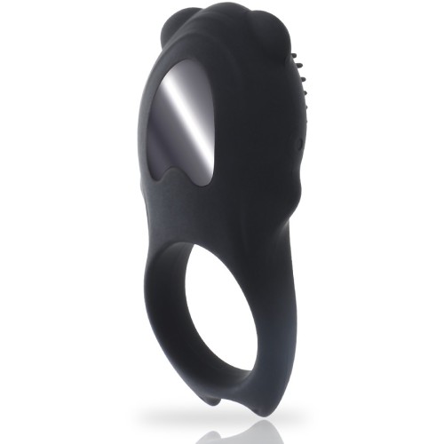 Colosseo Anillo Control Remoto Negro para Placer Mejorado