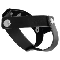 Premium Leather Penis and Testicle Ring