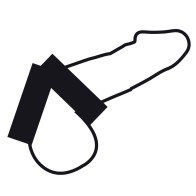 Darkness Double Flexible Ring for Men - Prolonged Pleasure