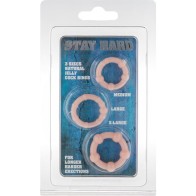 Stay Hard Three Penis Rings - Enhance Your Pleasure