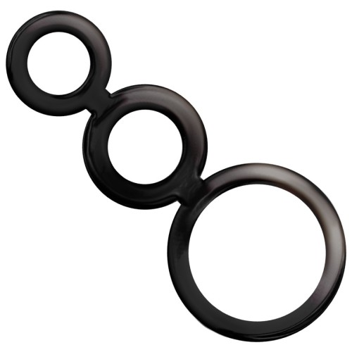 Smoke Penis and Testicle Ring Set for Intensified Pleasure