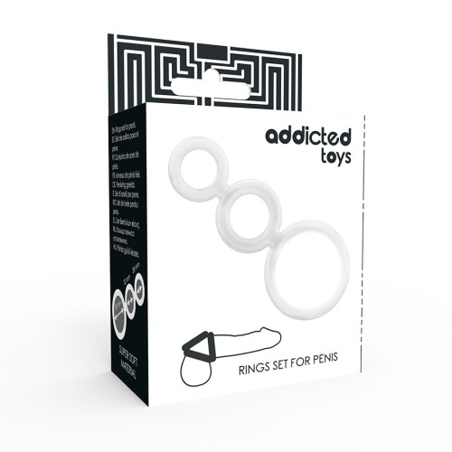 Penis and Testicle Rings Set for Enhanced Pleasure