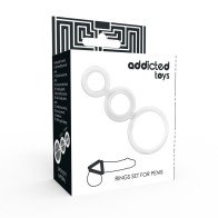 Penis and Testicle Rings Set for Enhanced Pleasure