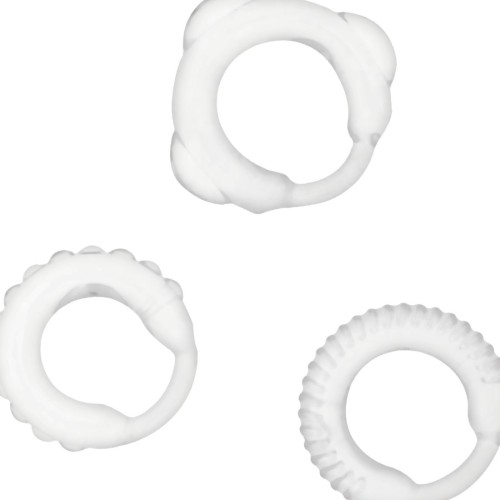 Set of 3 Clear Penis Pleasure Rings