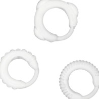 Set of 3 Clear Penis Pleasure Rings
