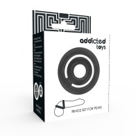 Potenz Set Penis Rings Black - Enhance Your Pleasure