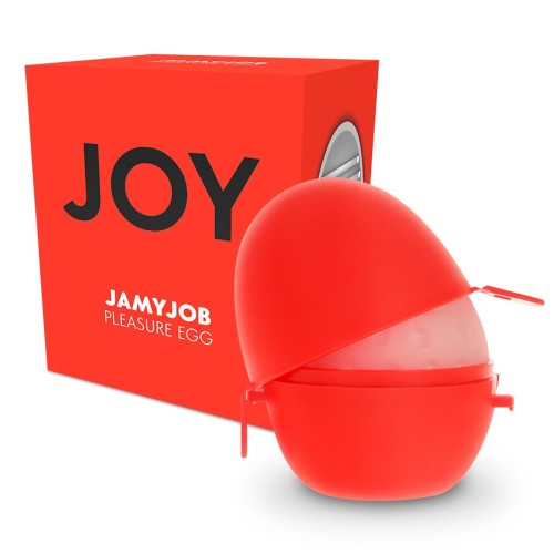 Discreet Red Joy Masturbator Egg