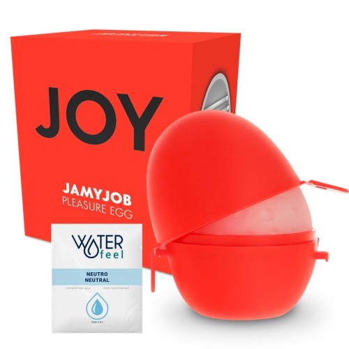 Discreet Red Joy Masturbator Egg