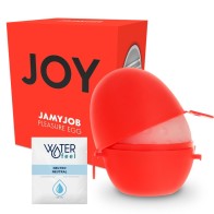 Discreet Red Joy Masturbator Egg