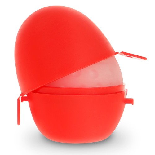 Discreet Red Joy Masturbator Egg