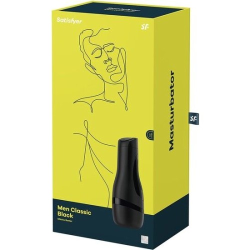 Satisfyer Mens Classic Masturbator Black