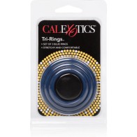 Set of Three Blue Rings for Erection
