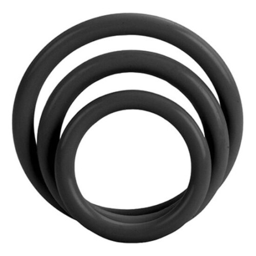 Set of Three Erection Rings for Enhanced Pleasure