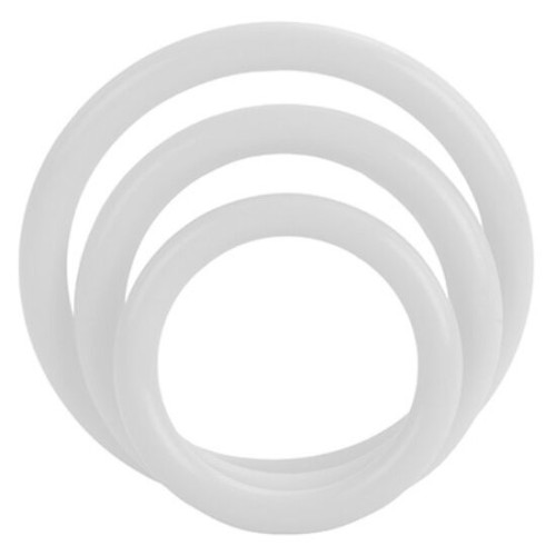 Glow-in-the-Dark Ring Set - Three Sizes for Ultimate Pleasure