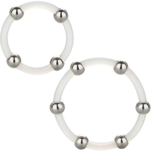 Silicone Rings with Steel Beads for Extended Pleasure