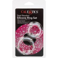 Silicone Rings with Steel Beads for Extended Pleasure