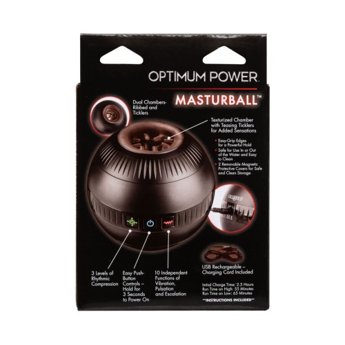 Optimum Power Male Masturbator with Vibration