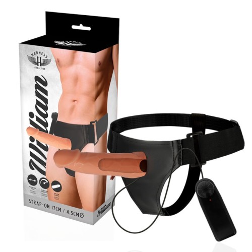 William Hollow Strap-On with Vibrator - Increase Pleasure and Confidence