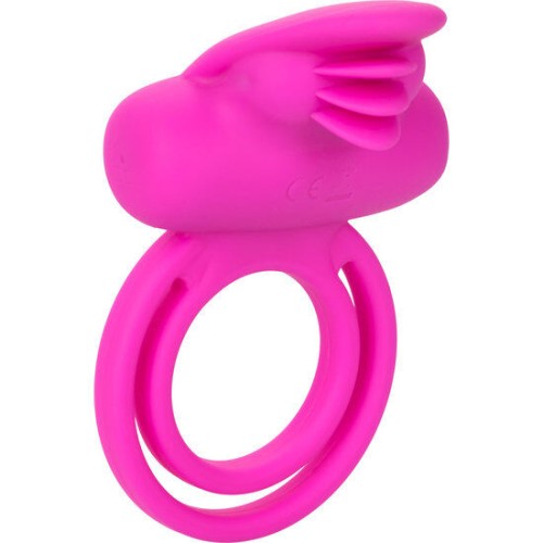 Dual Clit Flicker Enhancer Double Ring Vibrator Pink