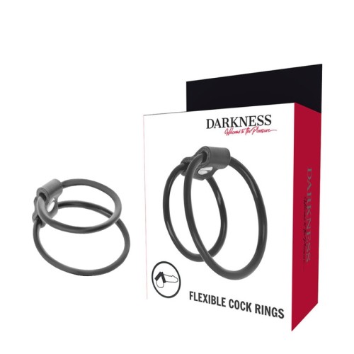 Darkness Duo Cock Rings for Enhanced Pleasure