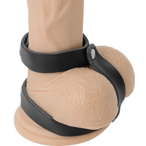 Adjustable Penis and Testicle Ring for Enhanced Pleasure