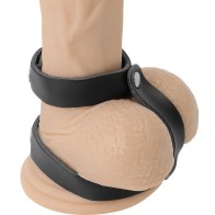 Adjustable Penis and Testicle Ring for Enhanced Pleasure
