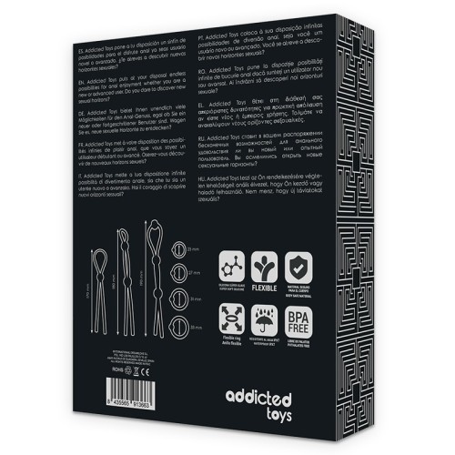 Addicted Toys 7 Flexible Silicone Ring Kit for Enhanced Pleasure