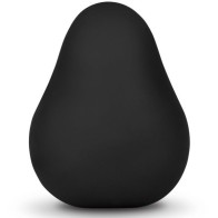 Textured Reusable Black Masturbator Egg for Intense Pleasure