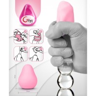 Reusable Textured G-egg Pink Masturbator
